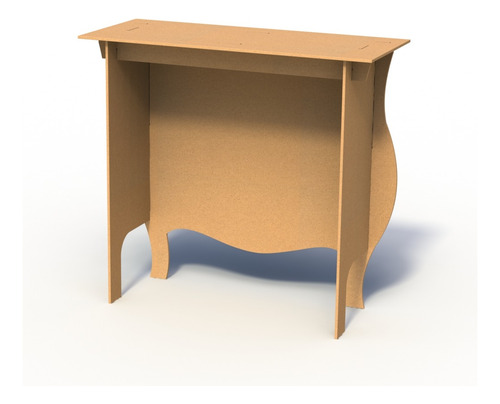 Cômoda Bombe P Fake Mdf Cru Decoração Para Festas Desmontáve