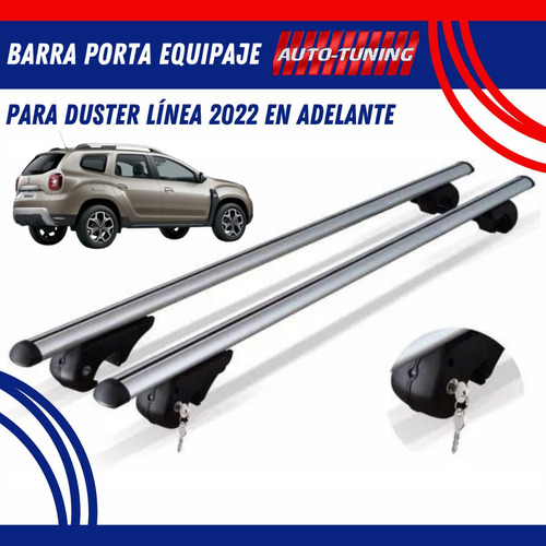 Imagen 3 de 4 de Barras Porta Equipaje Duster Linea 2022 En Adelante
