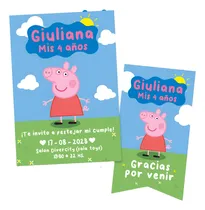 Comprar Kit Imprimible  Personalizado Peppa Pig