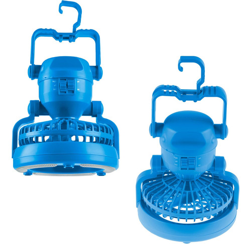 Juego De 2 Faroles De Campamento Con Ventilador Resistente A
