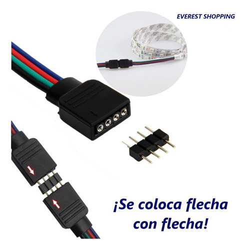 Cinta Rgb Tira Led 5m Con Bluetooth Sin Control Smart App