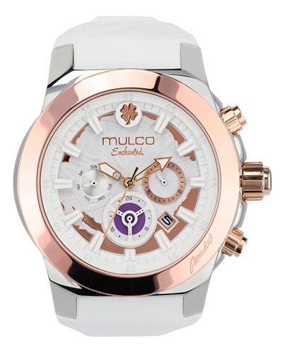 Mulco Reloj De Silicona Para Mujer Con Movimiento Analogico