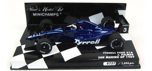 Tyrrell Ford 018 F1 # 3 1989 J. Palmer Minichamps 1/43