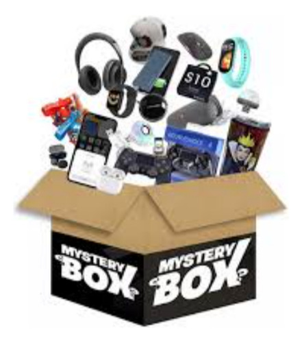 Caja Box Mystery Electrónica Con Producto Apple Genial Top