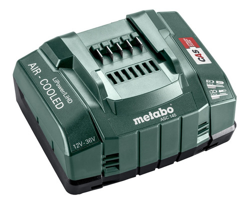 Cargador De Bateria Metabo Asc 145 Super Rapido 12-36 V