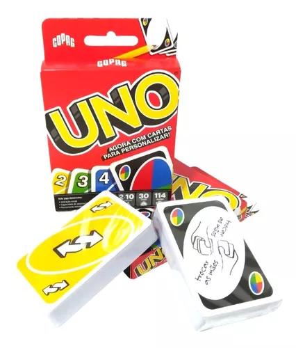 UNO Jogo de Cartas Original - Mattel - Casa do Brinquedo® Melhores Preços e  Entrega Rápida