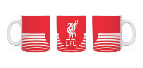 Taza Blanca Liverpool. Bandera