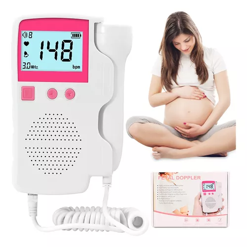 Doppler Fetal, Monitor Frecuencia Cardiaca Bebe, Detector de