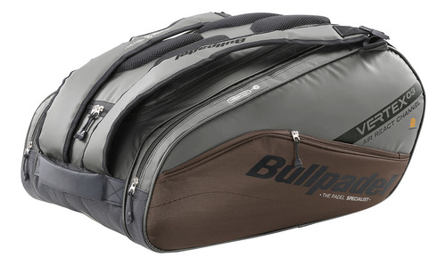 Bolso Paletero Bullpadel Vertex03, Gris-café