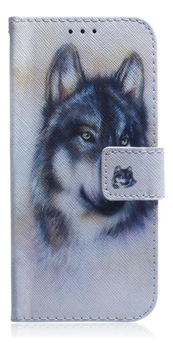 Funda Abatible For Honor X7b Pu Cartera De Cuero Pintado