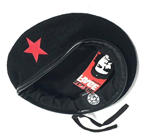 Tienda Che Guevara Boina Negra Militar Con Estrella Roja