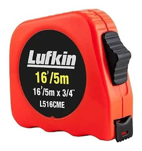 Imagem 1 de 3 de Trena De Aço 5 Metros Com Trava L516cme Lufkin