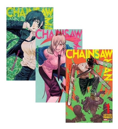Panini Manga Chainsaw Man Numeros 1 Al 3 Incluye Los 3