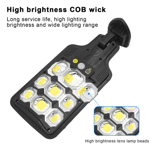 Solar Street Super Bright Pir Motion Impermeable Para Exteri