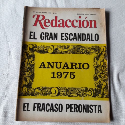 Revista Redacción Nº 34 Diciembre 1975 - Anuario 1975