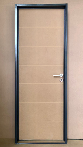 Puerta Placa Con Buñas Mdf 60/70 Tab 10 O Durlock Chapa 22