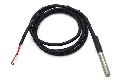 Imagem 1 de 8 de Sensor De Temperatura Ds18b20 Prova Dágua P/ Projeto Arduino
