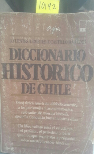 Diccionario Historico De Chile // Jordi Fuentes C-2