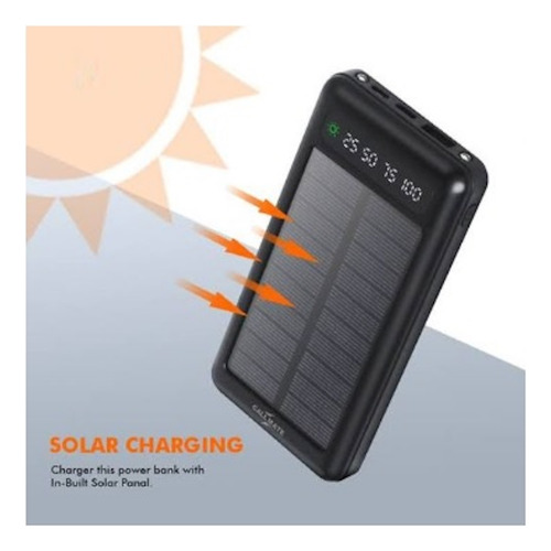 Batería Externa Solar Portable Power Bank 20.000ma