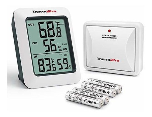 Monitor Temperatura Y Humedad Higrometro Inalambrico