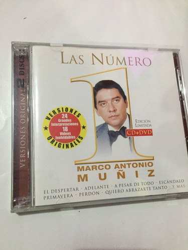 Marco Antonio Muñiz - Las Numero 1 -   Cd - Disco 