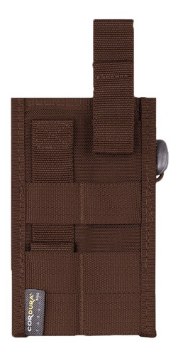Bolso Modular Porta Radiocelular 0914 Marrom Invictus Molle