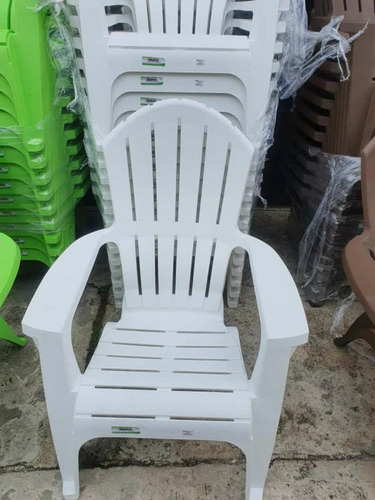 Imagen 1 de 6 de Sillas Plasticas Playeras Duraplas Sillón Reyes