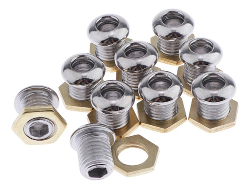 40 Peças Drum Air Vent Com Kit De Bateria Tom Snare Bass