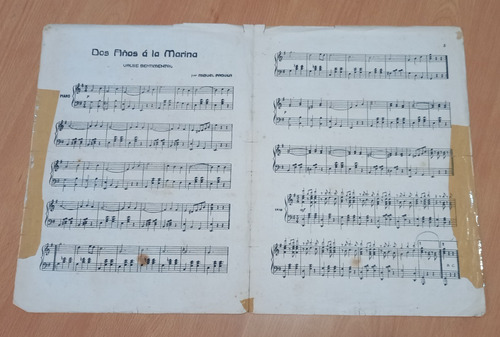 Antigua Partitura Vals Fru Fru. H. Manzi. Lotes X 5 A Elegir