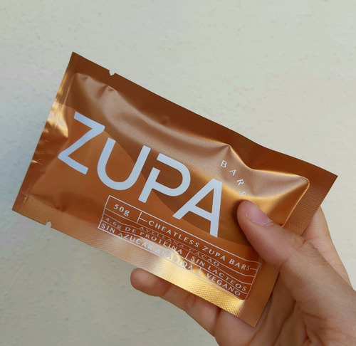 Barritas Energéticas Zupa Avellana Cacao Caja 6pzas