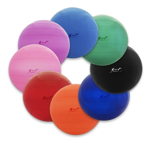 Imagen 6 de 10 de Pelota Pilates 70 Cm 900gr Reforzada Yoga Esferodinamia Gym
