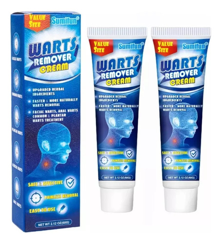 . 2 Pomadas De Maíz Y Crema Para Verrugas De 60 G
