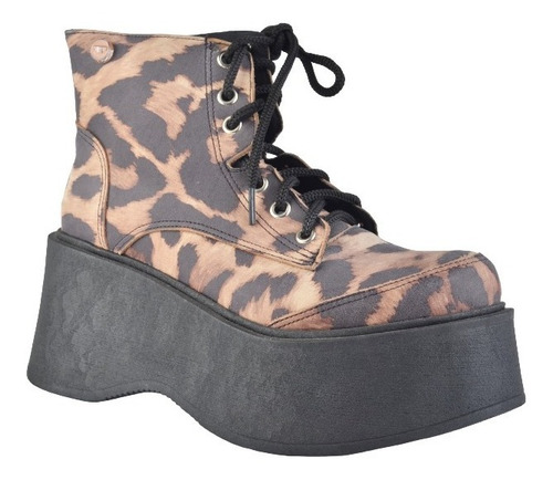 Imagen 2 de 8 de Botinetas Borcegos Botas De Mujer De Cuero Clarens- Ferraro