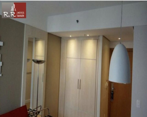 Imagem 6 de 11 de Rrcod2345 - Apartamento Flat Confort Alphaville 35 Mts 1 Dorm 1 Vaga Todo Equipado E Mobiliado - Oportunidade - Ótima Localização - Rr2345 - 68978868