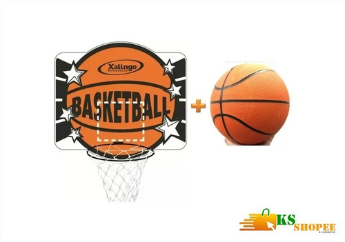 Kit Basquete Cesta + Bola Oficial Basketball - Promoção