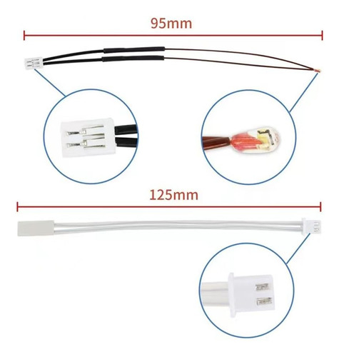 - 2 Accesorios Impresoras 3d Ntc 100k Termistor Temp Se...