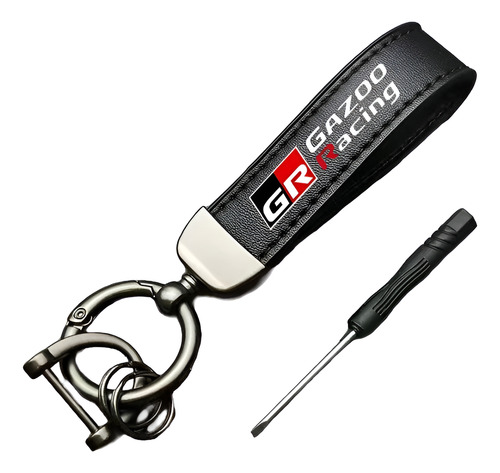 Llavero Toyota Gr Sport Cuero Yaris/corolla/hilux/sw4 Gr Gazoo Racing