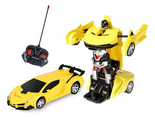 Brinquedo Robô-car Titanium Art Brink Amarelo 4+ Personagem Robo - car