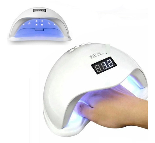 Lampara Secador Uñas Uv Led 48w Temporizador