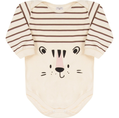 Roupa Bebê Conjunto Body Manga Longa Calça Saruel Com Friso