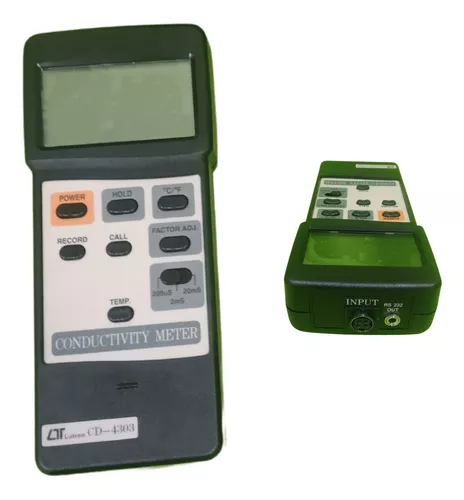 Condutivímetro 0-20ms Portátil Temperatura Automática Rs232 | Parcelamento sem juros