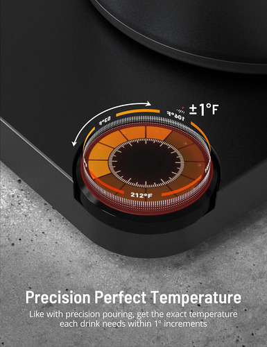 Hervidor Eléctrico De Cuello De Cisne Temperatura Vari...