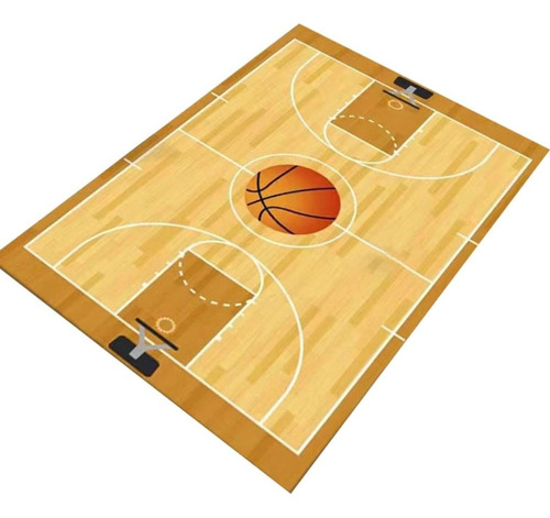 Alfombra Basketball Juegos Dormitorio Nba Regalo Navidad