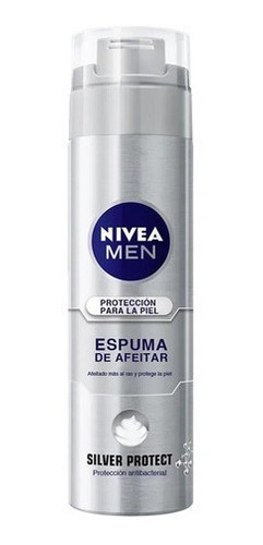 Espuma De Afeitar Nivea Para Caballero Silver Protect 200 Ml