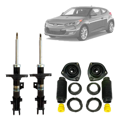 Kit Amortecedor Dianteiro Hyundai Veloster 2011 A 2016