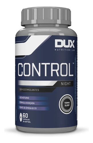 Control Night - Pote 60 Cápsulas Dux Nutrition Sabor Sem Sabor
