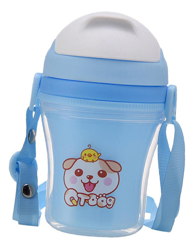 Taza De Entrenamiento Taza De Viaje 180ml Azul Con Correa