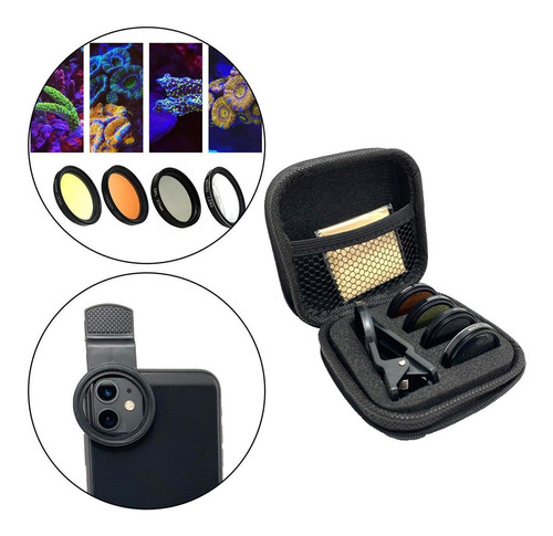 Kit De Filtro De Lentes Para Smartphone Pa Coral Reef