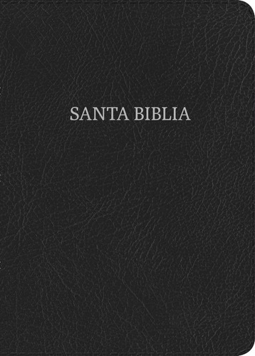 Biblia Compacta Letra Grande Rvr1960, Piel Fabricada Negro, De Rvr1960. Editorial B&h Español En Español