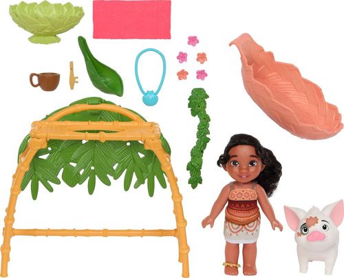 Moana 2 Set De Juego Muñeca Simea Y Pua Jbt36 Mattel